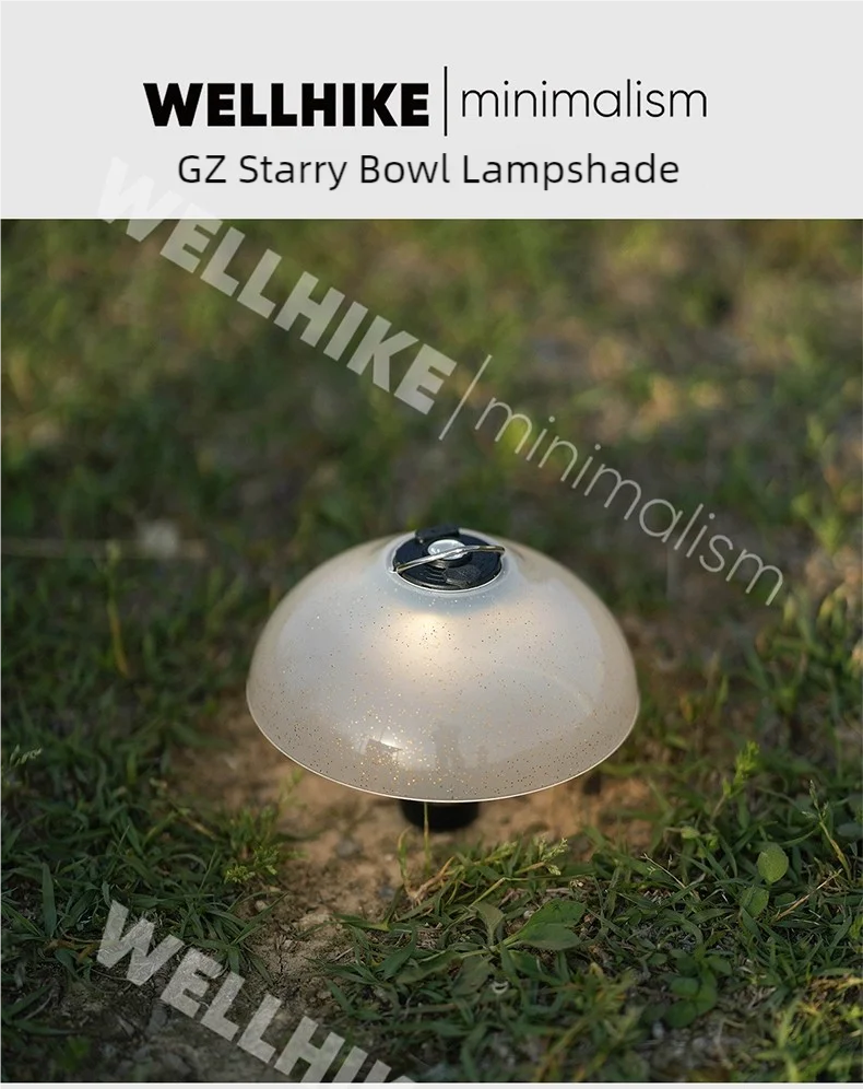 WELLHIKE Outdoor GZ Sternenhimmel Lampenschirm Rosa Diamant Lampenabdeckung Zubehör Goalzero Lampe Universelle Atmosphäre Dekoration – Detail 1