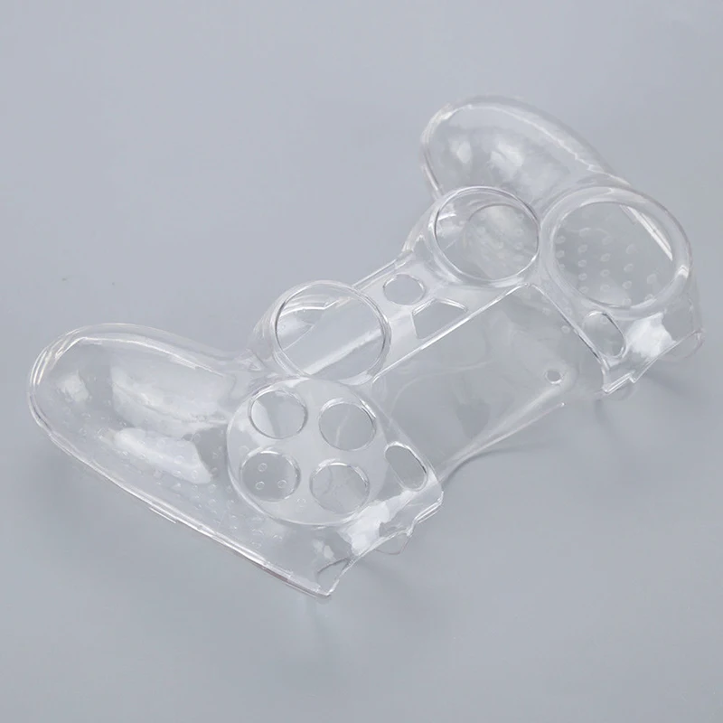 Caso de pele transparente para PS4 Controller, Hard PC Protector, Clear Cover, Proteja Console de Poeira, Água e Scratch, 1pc