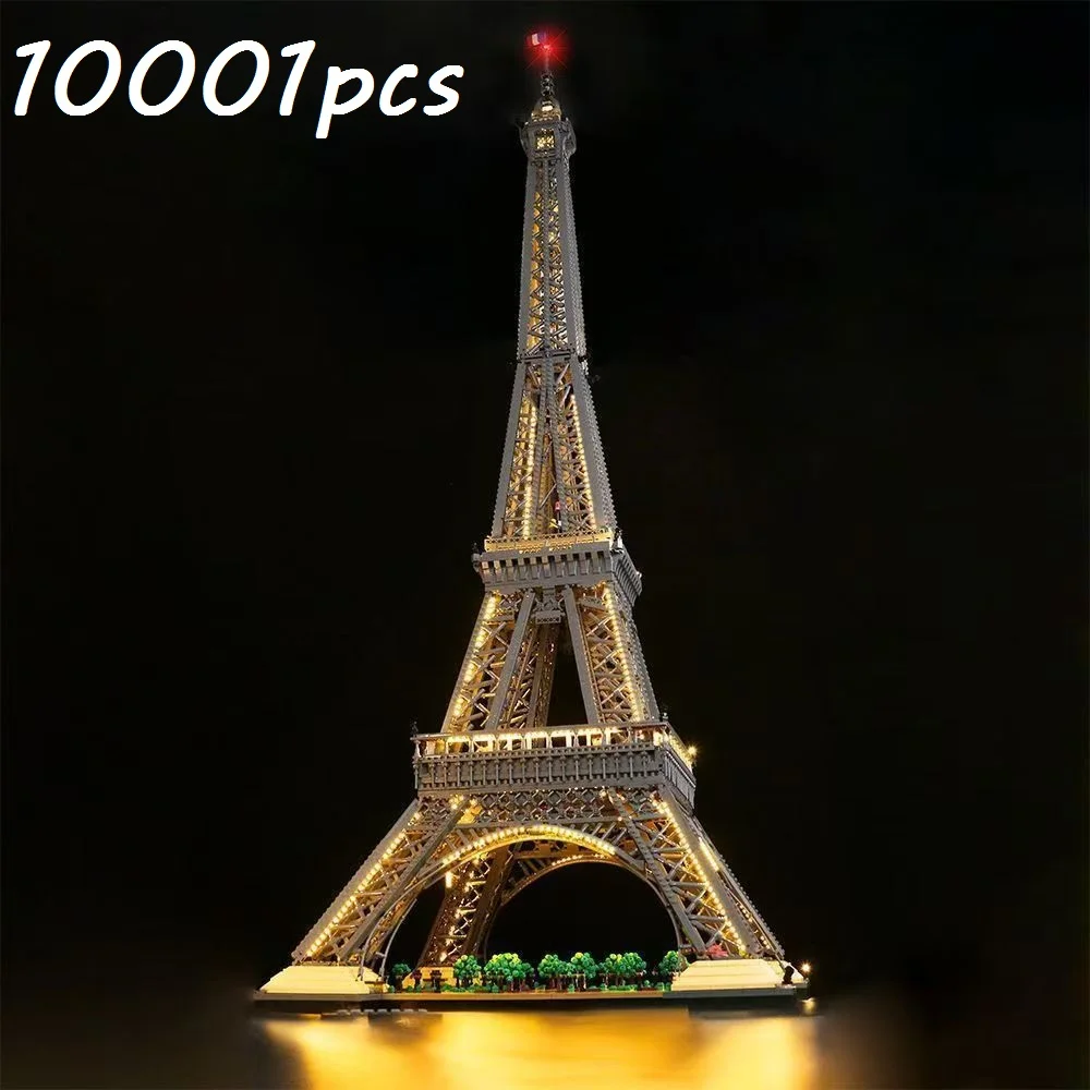 

Eiffeled Tower Building Blocks Set - Adult Assembly Model Kit Street View Landmark Toy Gift for Boys Ideal for Home Decoration