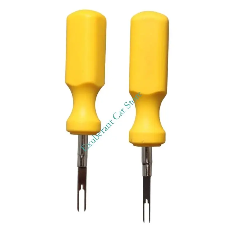 

2Pcs Car Wire Connector Terminals Removal Tool Plastic & Steel Automotive Terminals Extractor Simple Operate for Vehicle