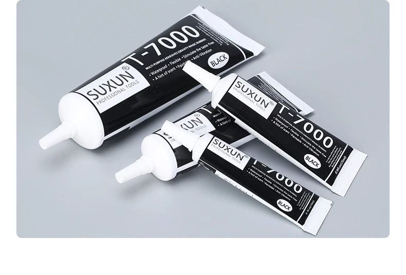 T7000 Multifunktionskleber Schwarz Flüssigkeit DIY Handy-Bildschirmrahmen Epoxid-Dichtstoff Superkleber T-7000 Nagellack – Detail 8