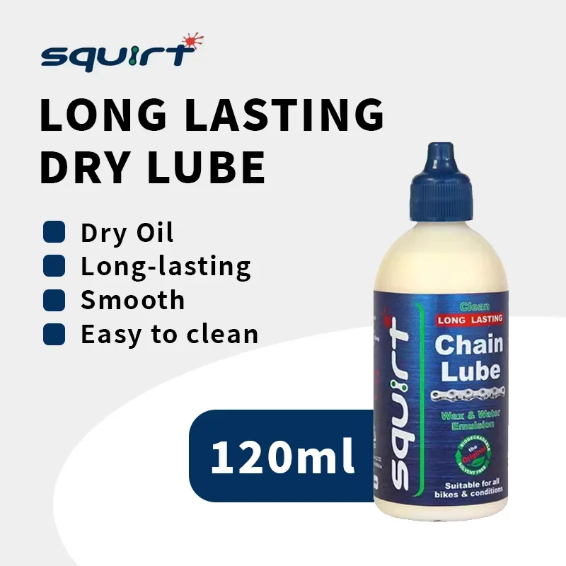 120ML Road MTB Bike Waxy Dry Chain Oil Repair Bicycle Waxy Maintenance Oil Squirt Lube Chain Fork Flywheel Bike Bearing Grease