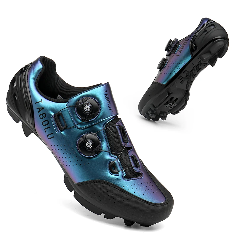 

Men Mountain Cycling Sneaker SPD Speed Bike Footwear Women Bicycle Shoe MTB Racing Shoes Flat Route Cleat Road Bike Shoe Sneaker