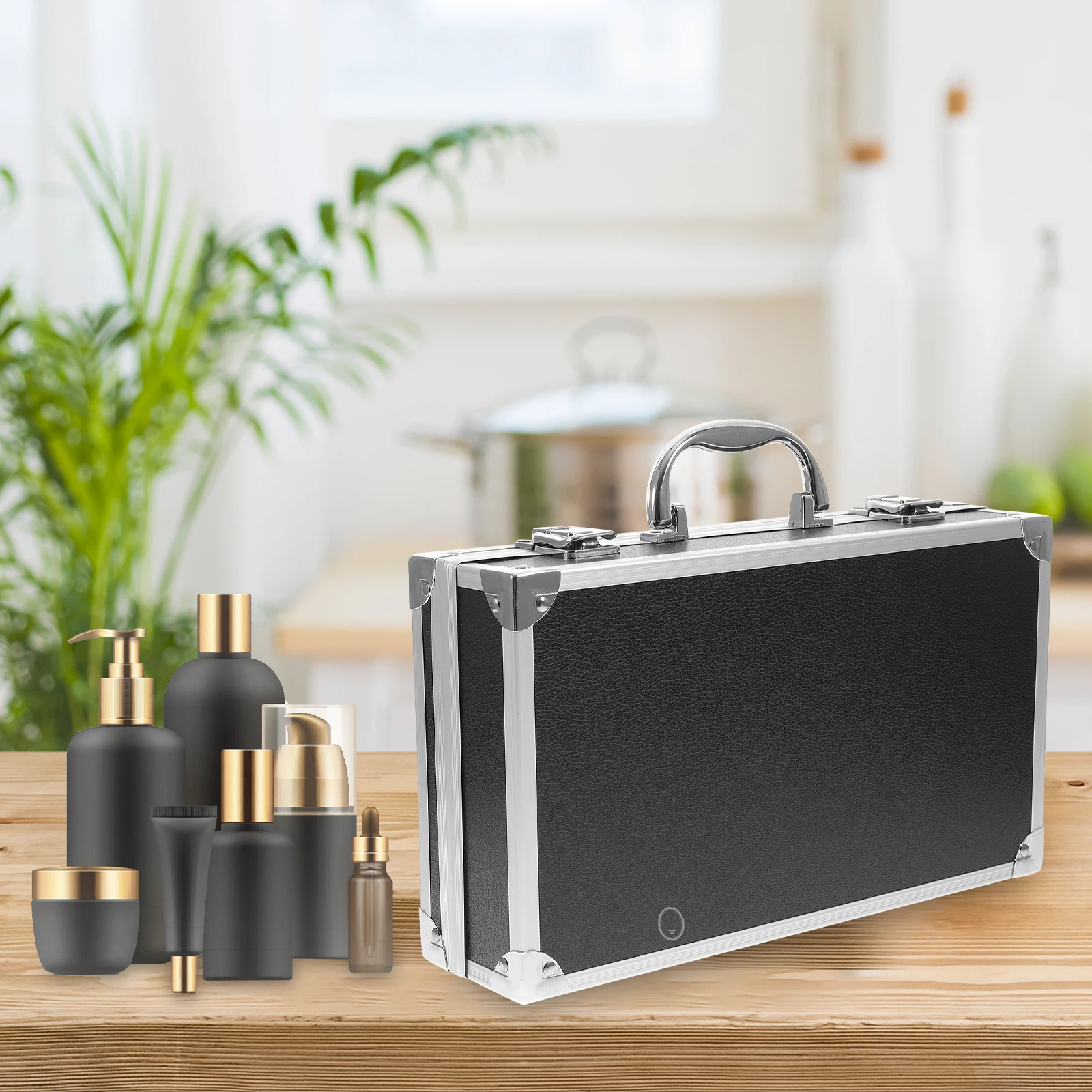 

Portable Aluminum Alloy Toolbox Large Capacity Tools Case For Home Appliances Camera Accessories Storage Emergency Kit