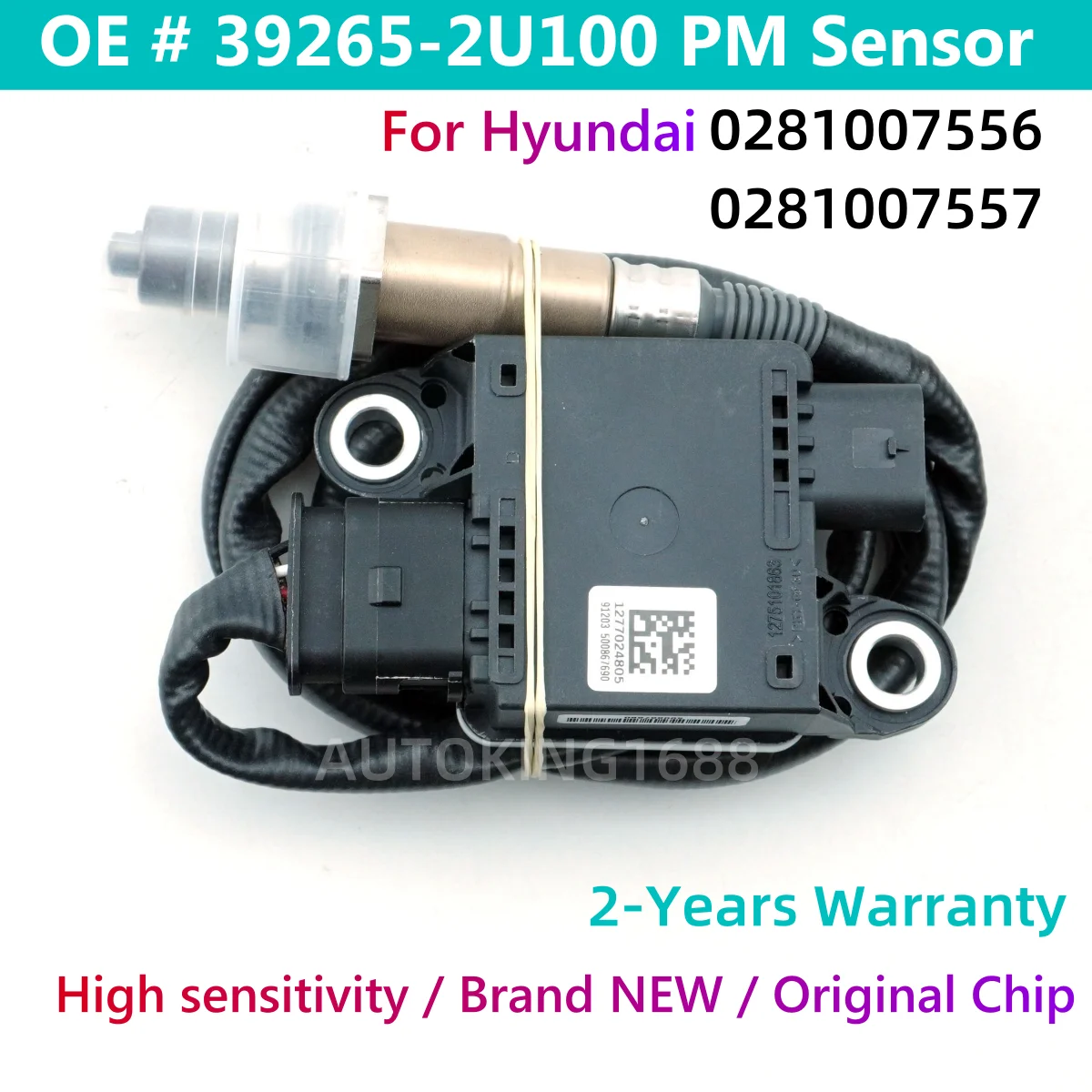 

Новый датчик твердых частиц, датчик PM 39265-2U100 392652U100 0281007556 0281007557 для Hyundai KIA Ceed III CD Wagon 1,6 CRDI