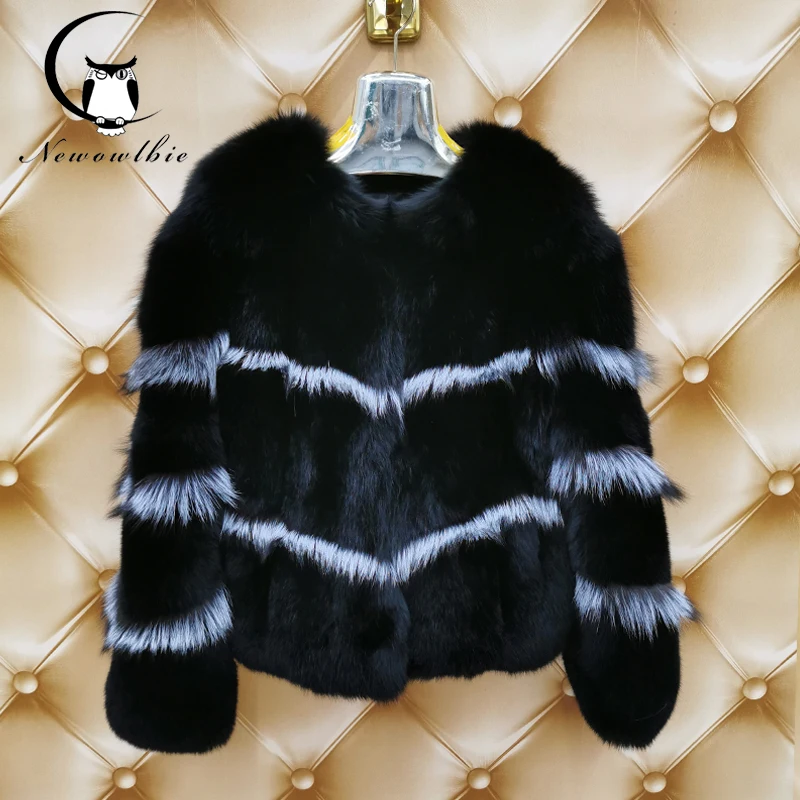 New Style 100% Real Silver Fox Fur Coat Jacket Women's Winter Warm Luxury Coat High Quality Fur Tank Top Sizes Customizable