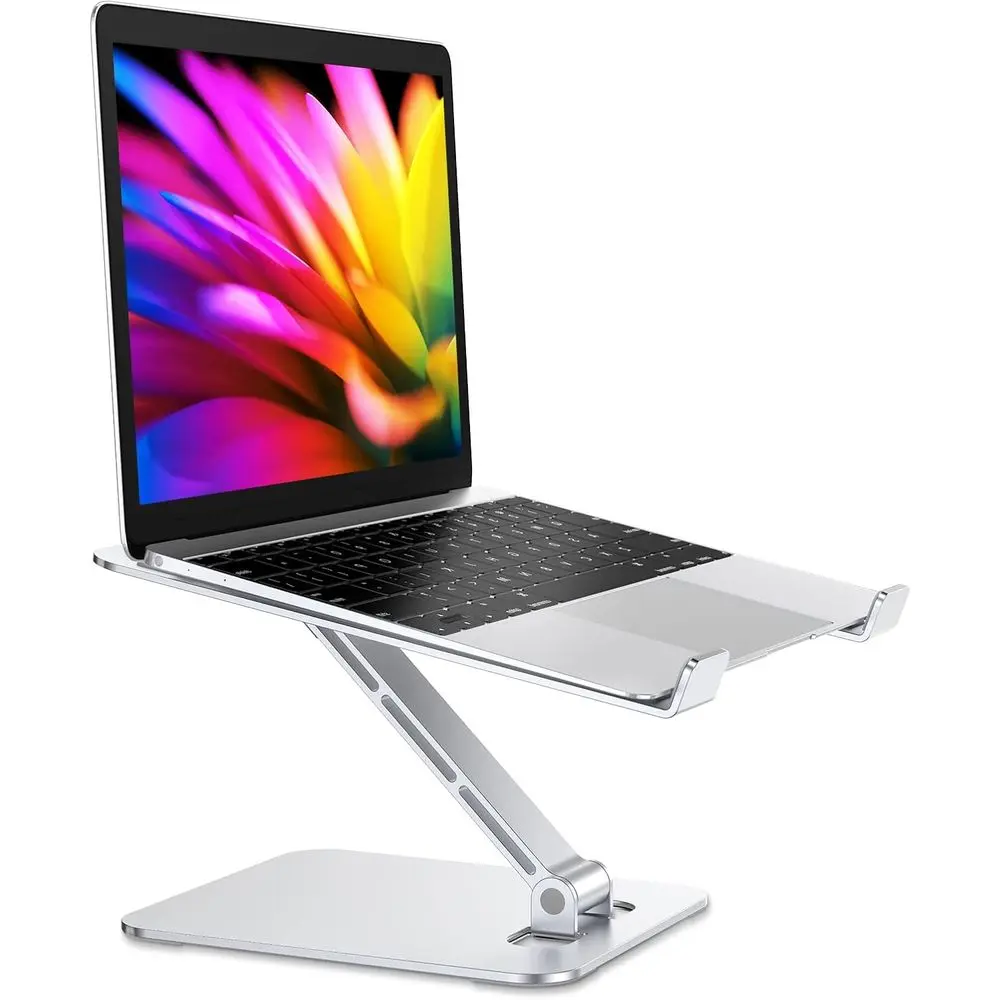 

Height Adjustable Ergonomic Computer Stand, Portable Laptop Riser Holder, Compatible with 10-16 Laptops
