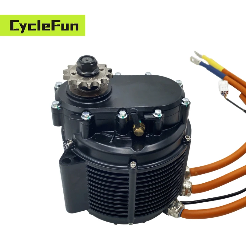 Hall Sensor QS165 60H 10KW V3 PMSM Mid Drive Motor With FarDriver ND721000 500A Peak 1000A BLDC Controller Electric Motorcycles