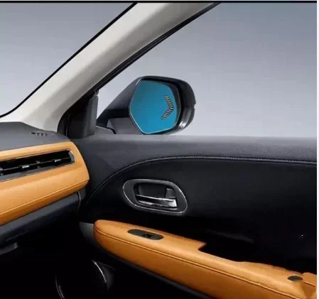 

RQXR Rear View Blue Mirror With Led Turn Signal Arrow And Electric Heating For Honda Vezel Hrv 2016 Civic 2009