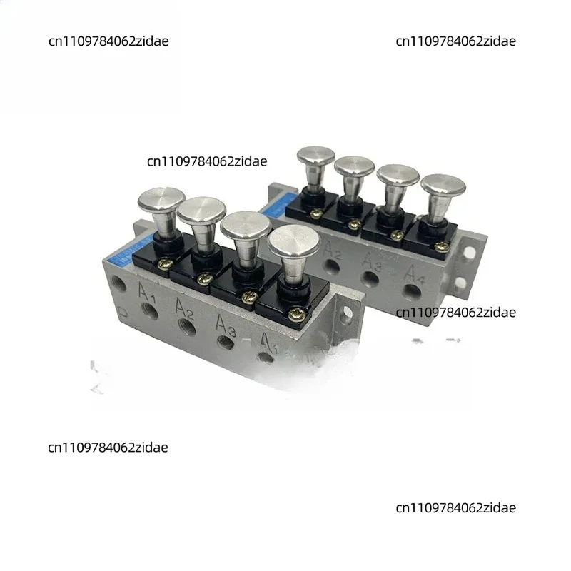 For HY400-01 Four Position Pneumatic Pull Push Hand Valve Assembly for Woodworking Row Drill Accessories