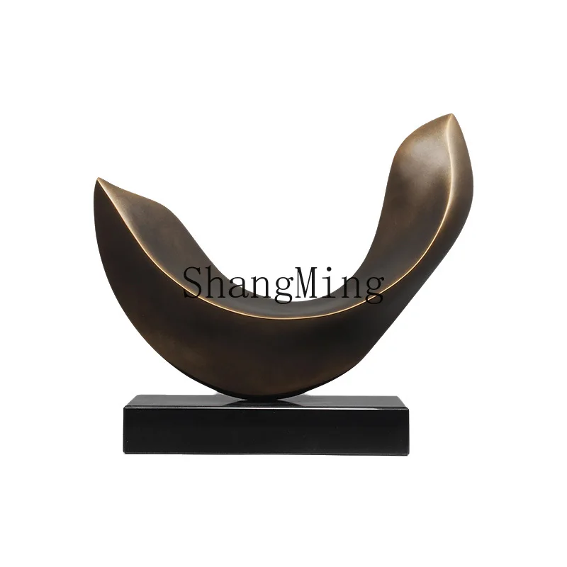 

HJ Modern Hotel Home Decorations Ornaments Light Luxury High-end Crafts Large Abstract Art Sculptures