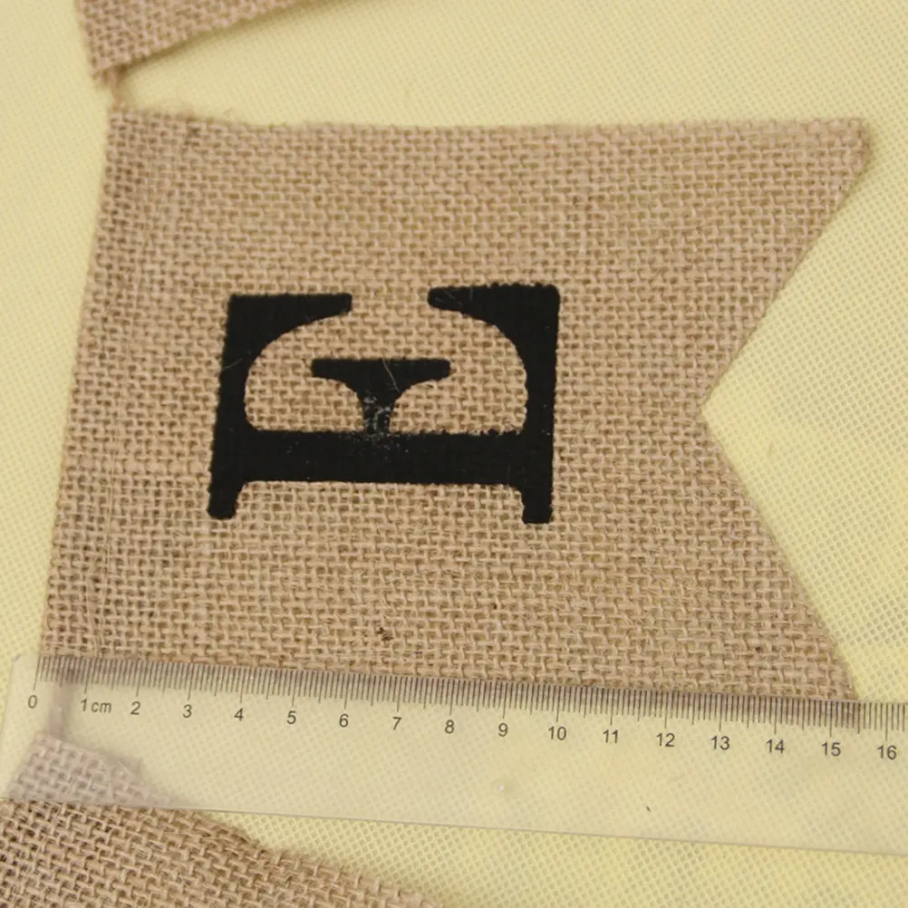 2 .5M Bunting Garland Our Wedding Large Banner Valentine Day Decoration Heart Burlap