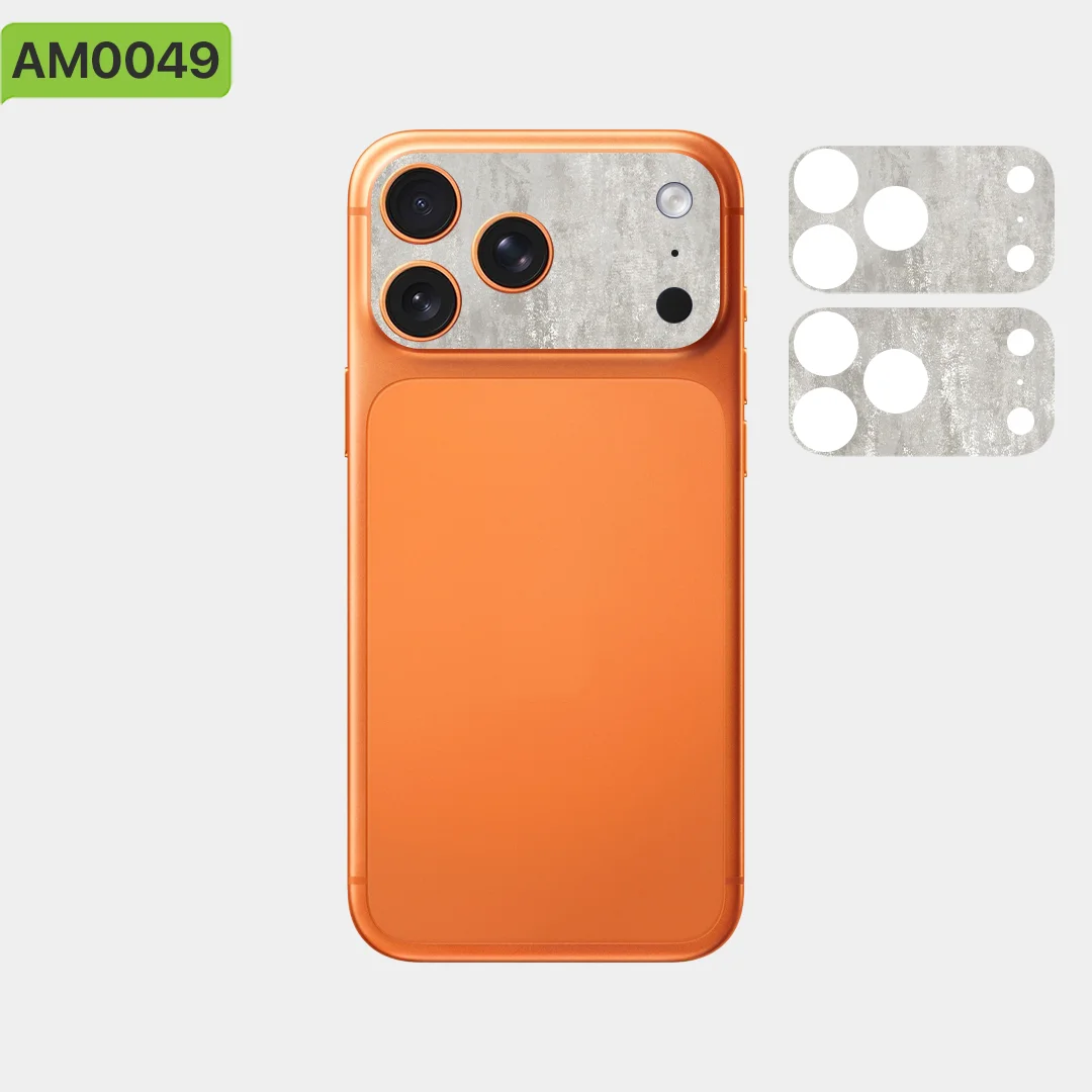 2 قطعة غطاء كامل حامي العدسة المضادة للخدش ماتي متجمد عدسة اللون الجلد ملصق آيفون 17 برو ماكس/iphone17pro