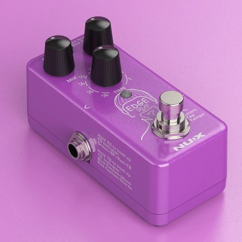 nux-edge-delay-ndd-3-est-un-mini-pedale-de-retard-avec-3-types-de-retard-differents-y-compris-Φphi-digital-delay-analog-delay