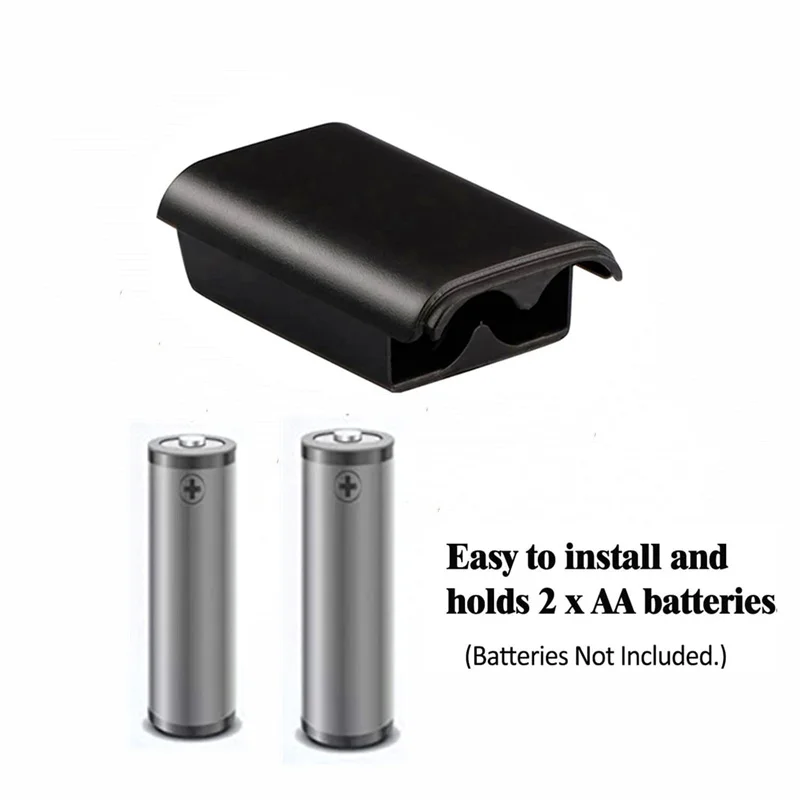 1pc Game Controller Battery Back Pack Case AA Battery Holder Back Cover Case Replacement for Xbox 360 Wireless Gamepad view 4