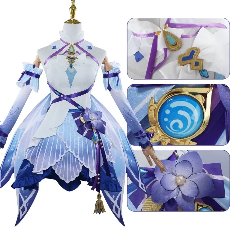 Nicou Cosplay Kostüm Feder von Sabaa Kleid Uniform Tänzer Kopfbedeckung Halloween Party für Frauen Mädchen