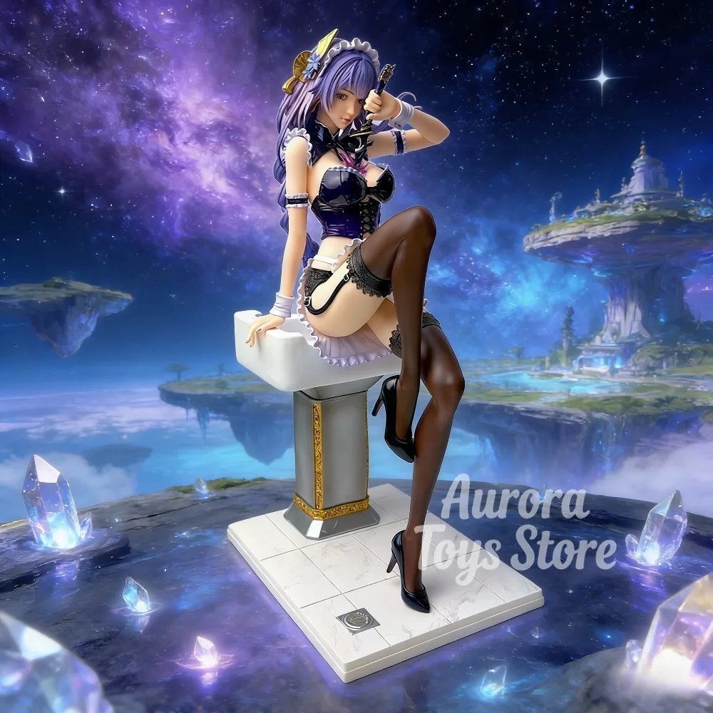 

40 см/15,75 дюйма аниме фигурка Raiden Shogun фигурки ПВХ статуя модель Коллекционные украшения игрушки подарки