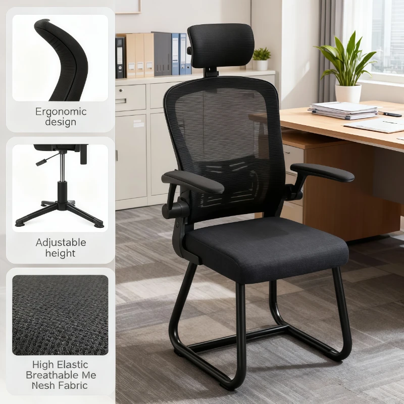 Ergonomic Office Chair Height-adjustable Swivel Computer Chair Home Study Sedentary Not Tired Silla Gamer Office Furniture