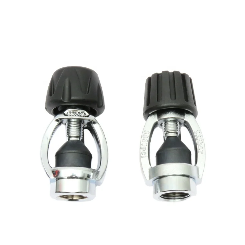 

Diving Regulator 1st Stage DIN to YOKE Adaptor Dust Cover Corrosion Resistant Marine Brass 232bar 3300psi Diving Equipment