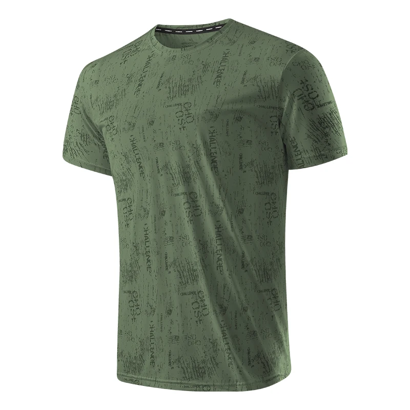 Outdoor Comfort Men Tops Summer Loos Breathable Round Neck Motion T Shirts New Commercial Affairs Casual Versatile T Shirts Men