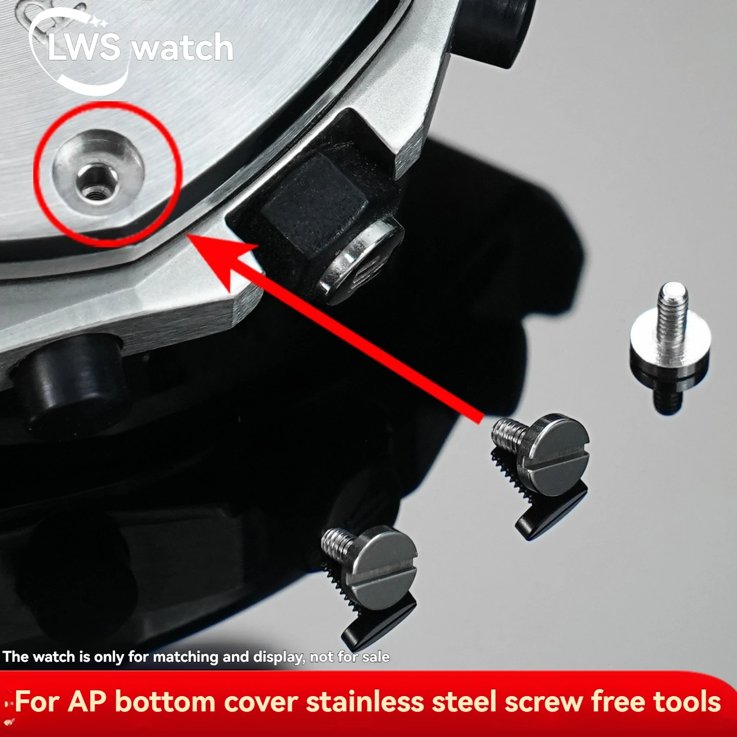 Back Cover Screw for AP Audemars and Piguet Bottom Cover Stainless Steel Screw Case Stainless Steel Screw Watch Accessories