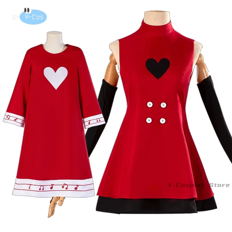 فندق تأثيري هازبين أزياء الهالوين تشارلي مورنينجستار الكبار امرأة تمويه أنيمي فتاة رجل الكبار المرأة زي الرجال طفل