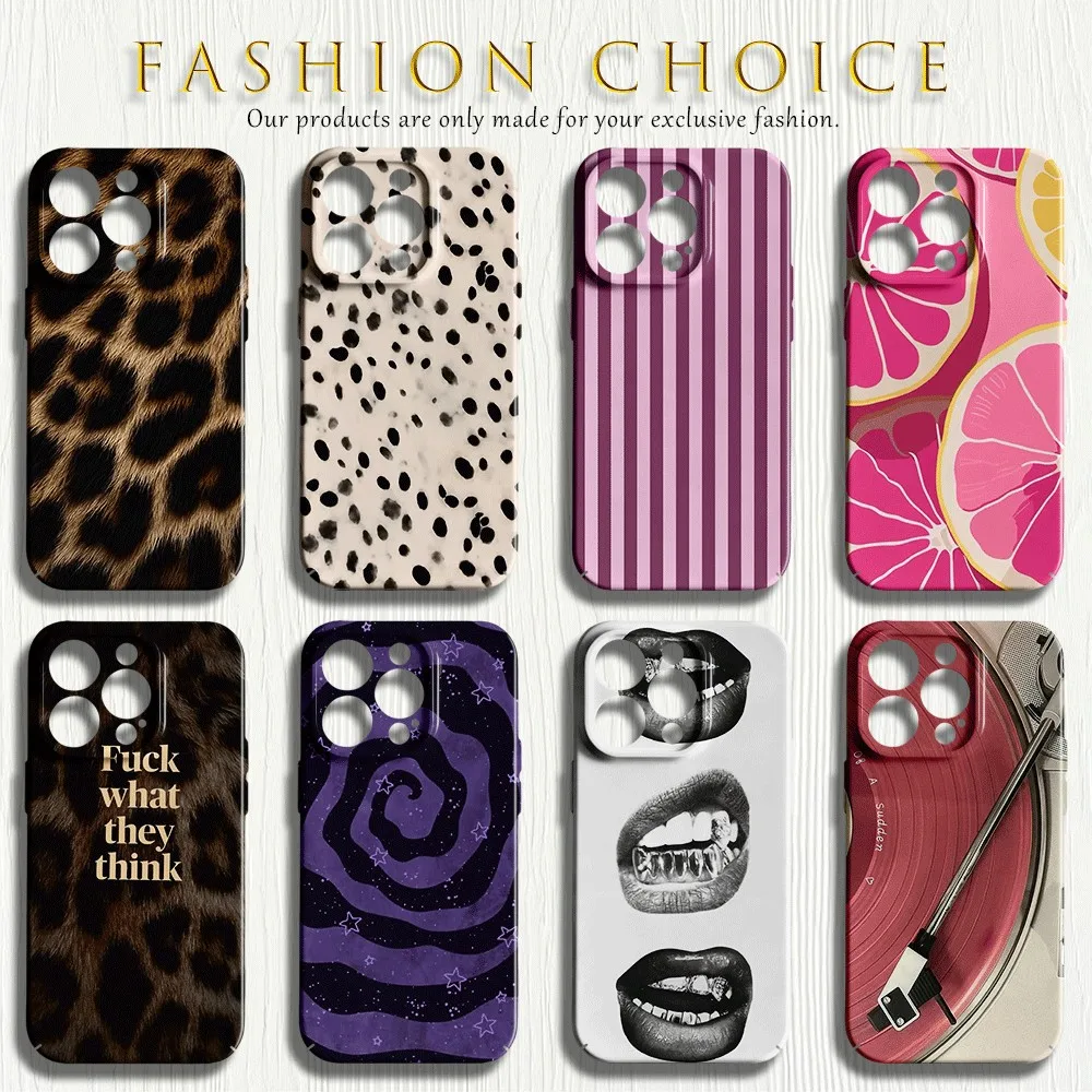 Dalmatian Spot Glossy Film Hard Phone Case for Samsung Galaxy A27 A37 A57 A17 A07 A16 A56 A26 A36 A55 A35 A15 A54 4G 5G