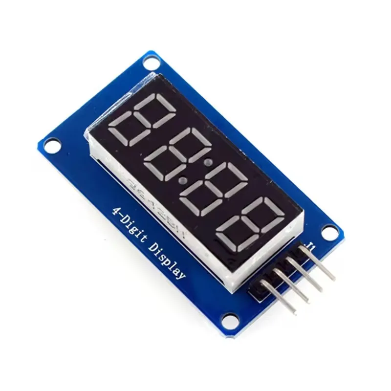 TM1637 LED Display Module For Arduino 7 Segment 4-Bits 0.36Inch Red Anode Digital Tube LED brightness adjustable with clock hour