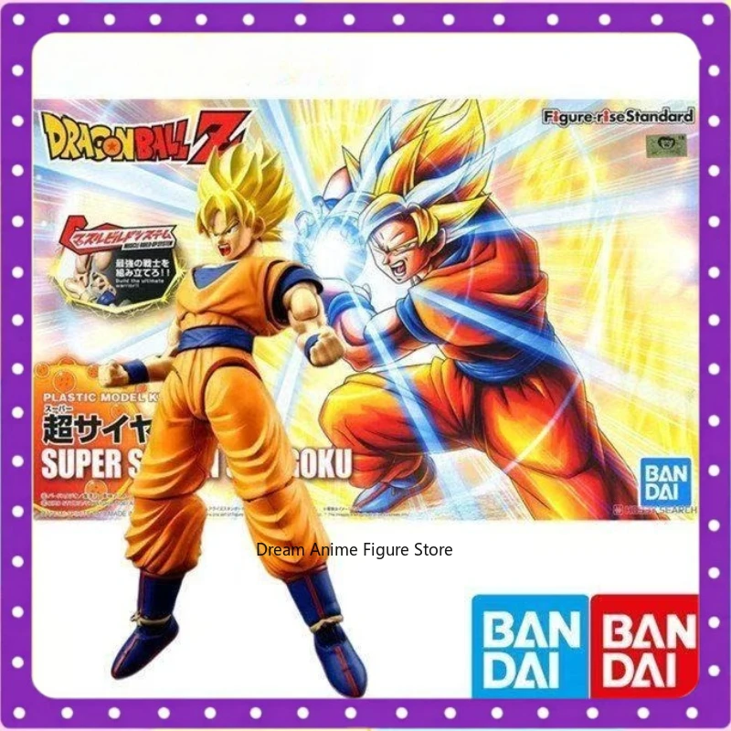 

В наличии Оригинальная сборная подвижная фигурка Bandai FRS Super Saiyan 2 Son Goku Yellow Hair Kakarot Dragon Ball Super