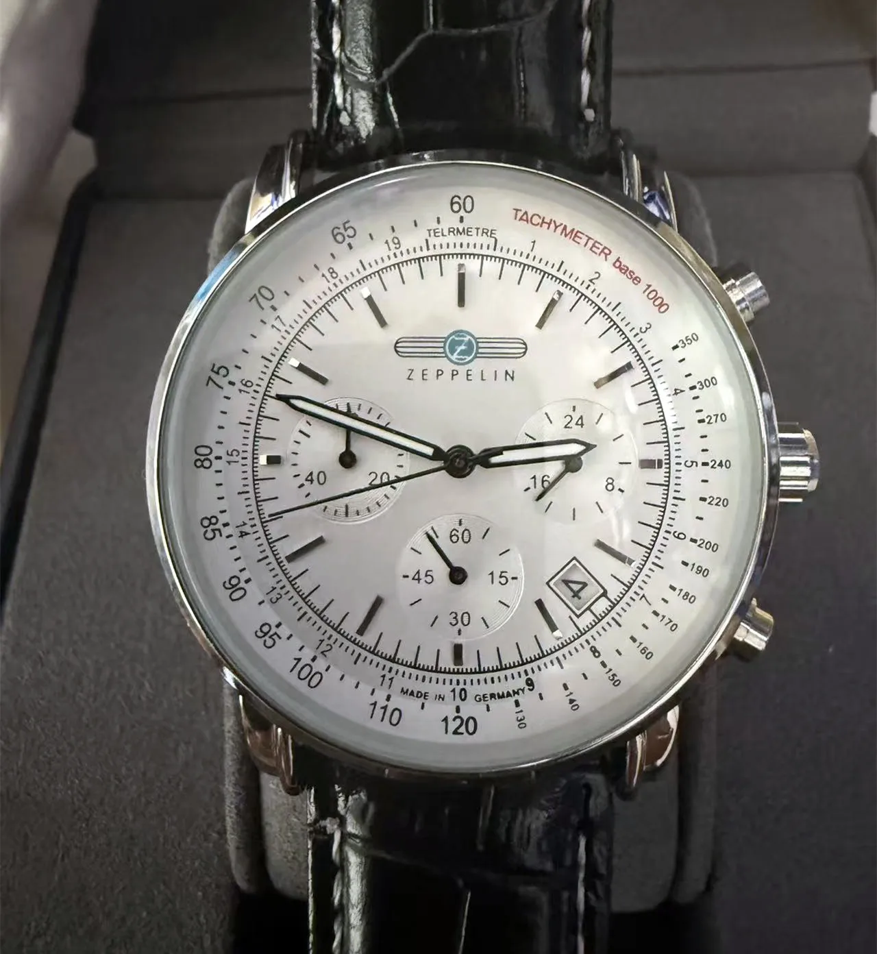 Jam Tangan Pria Seri Zeppelin 8886M Baru Terlaris Jam Tangan Kuarsa Tanggal Waktu Tiga Jarum Kecil Jam Tangan Bisnis Retro Klasik