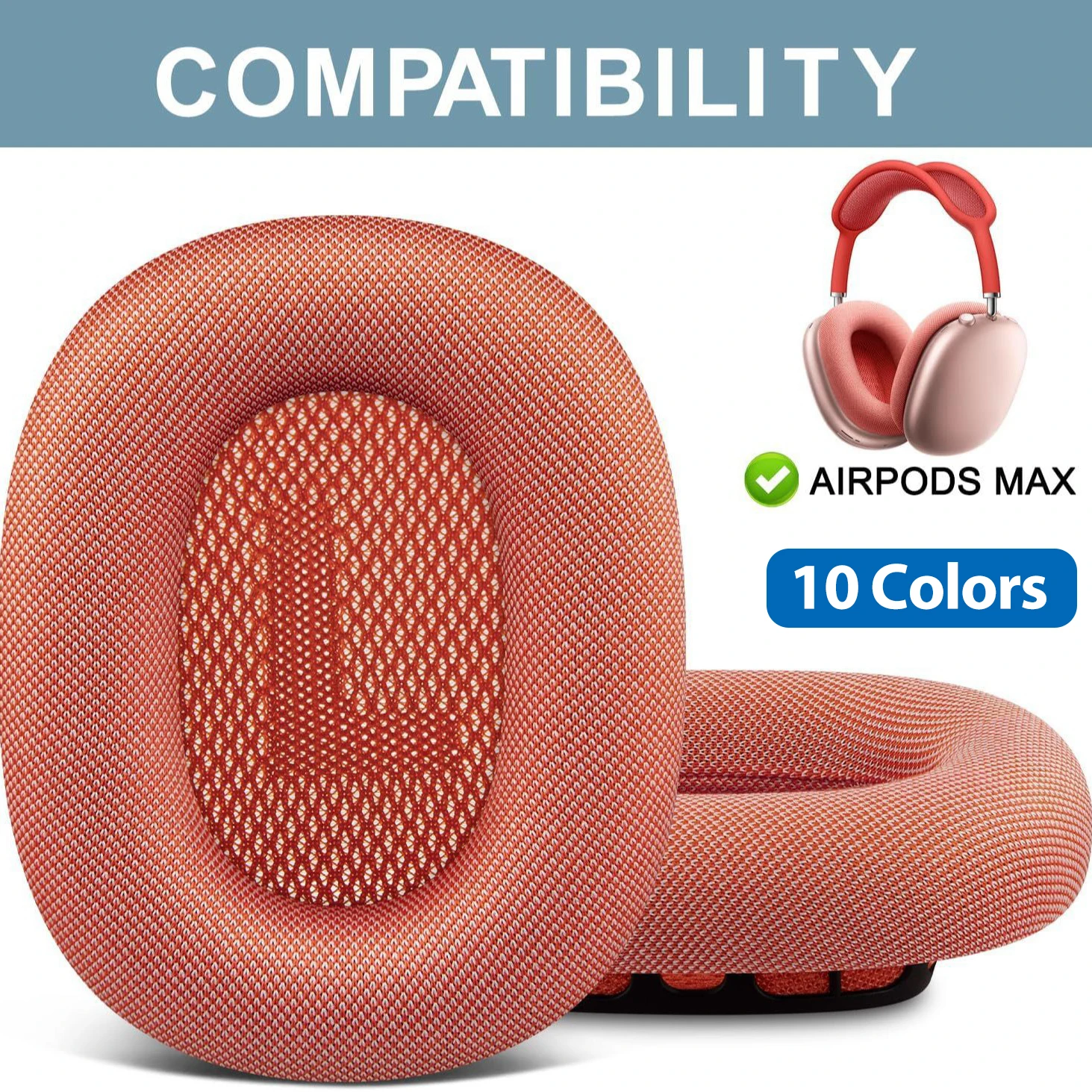 

Оригинальные цветные амбушюры для наушников Apple AirPods Max 1 и AirPods Max 2, сменные чехлы-накладки на уши, магнитные накладки для гарнитуры