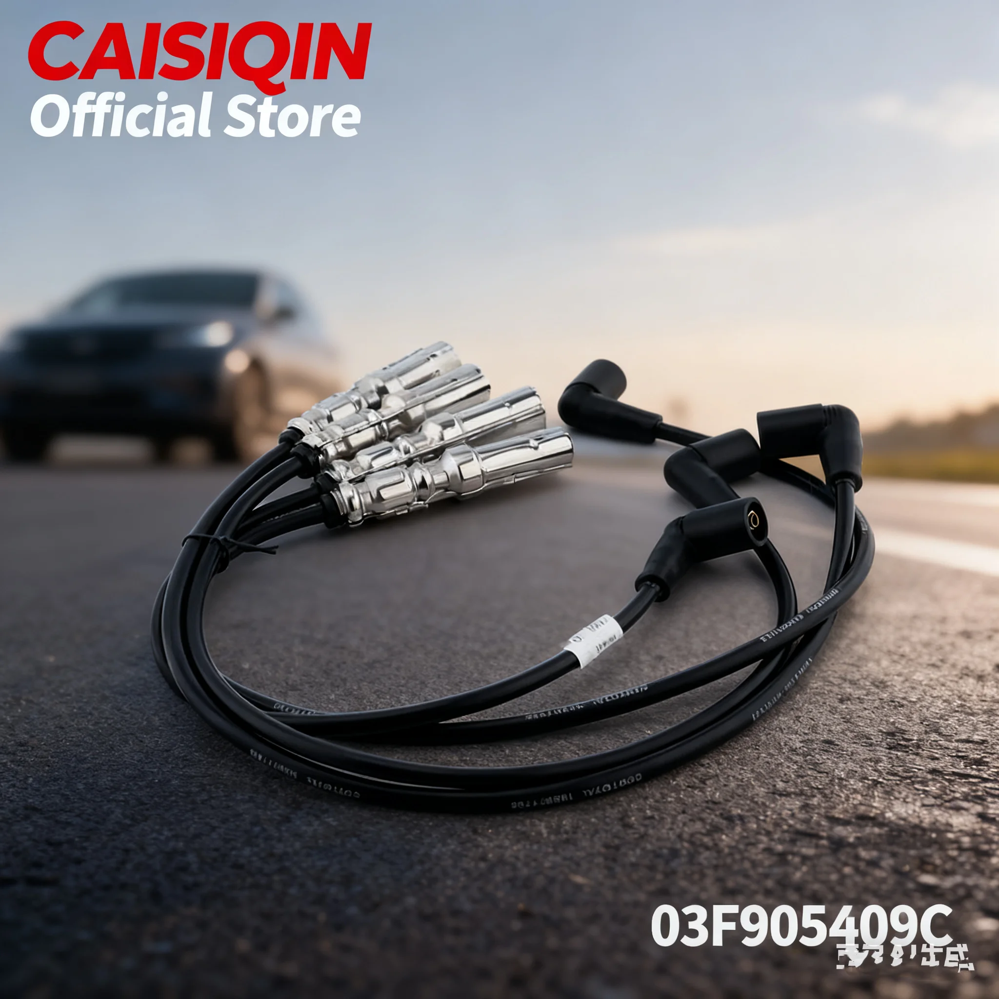 

03F905409C 03F905409B Комплект тросов зажигания, нажимной провод для Audi A1 A3 VW Beetle Caddy Golf VI Jetta Polo Touran Seat Skoda 1.2Ts