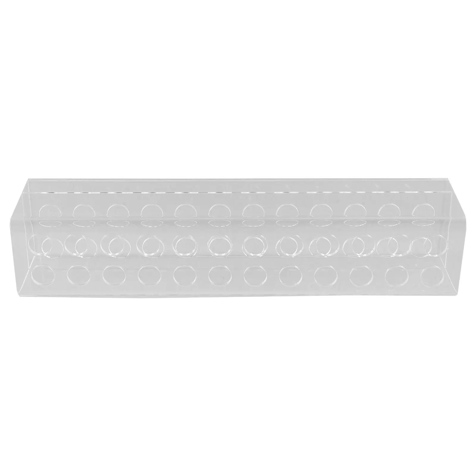 Homoyoyo Portapenne trasparente a 24 slot, organizer da scrivania a 2 livelli per penne, matite, pennelli per trucco, forniture per ufficio e casa