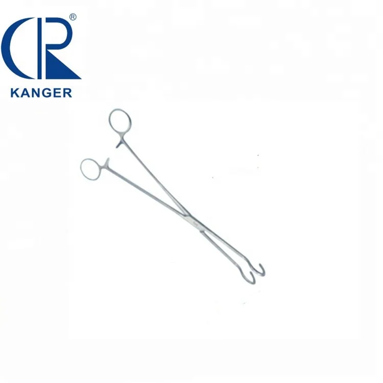 Gynecology instruments reusable stainless steel Ligament hook shape forceps