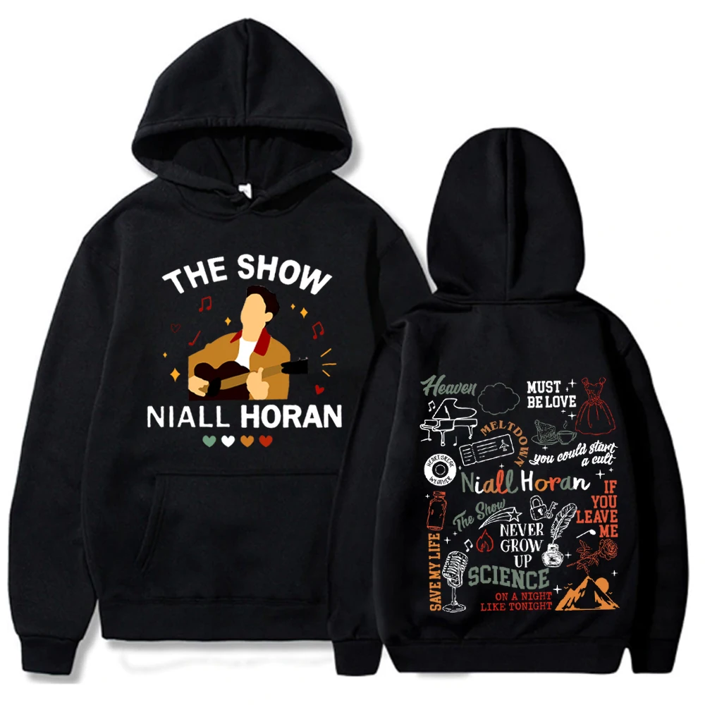 

Niall Horan The Show Album Merch Hoodie Long Sleeve Streetwear Women Men Hooded Sweatshirt Fashion Clothes Tour Merchandise