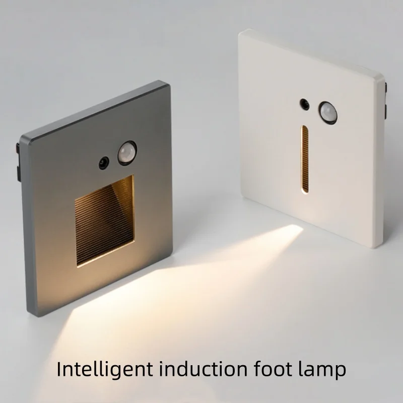 Intelligent Light Control Human Sensing Foot Lamp 86 Embedded Stairway, Corridor, Foot Lamp, Stairway Lamp