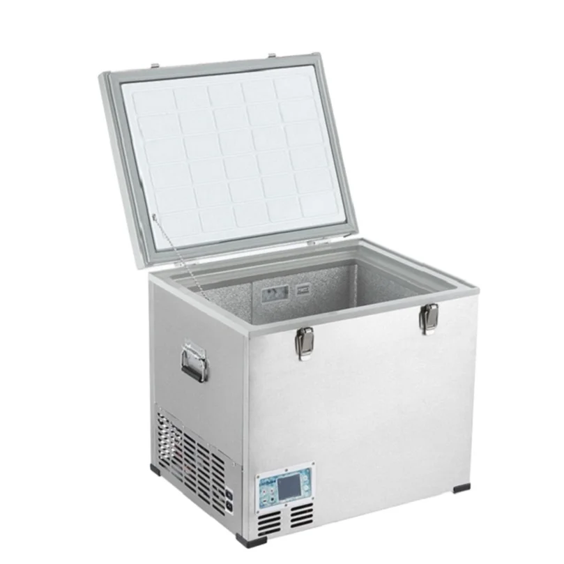 Car Draw Solar Chest Freezer  Fridge 12v 220v Ac Dc Freezer Mini Fridge for Portable Refrigerator