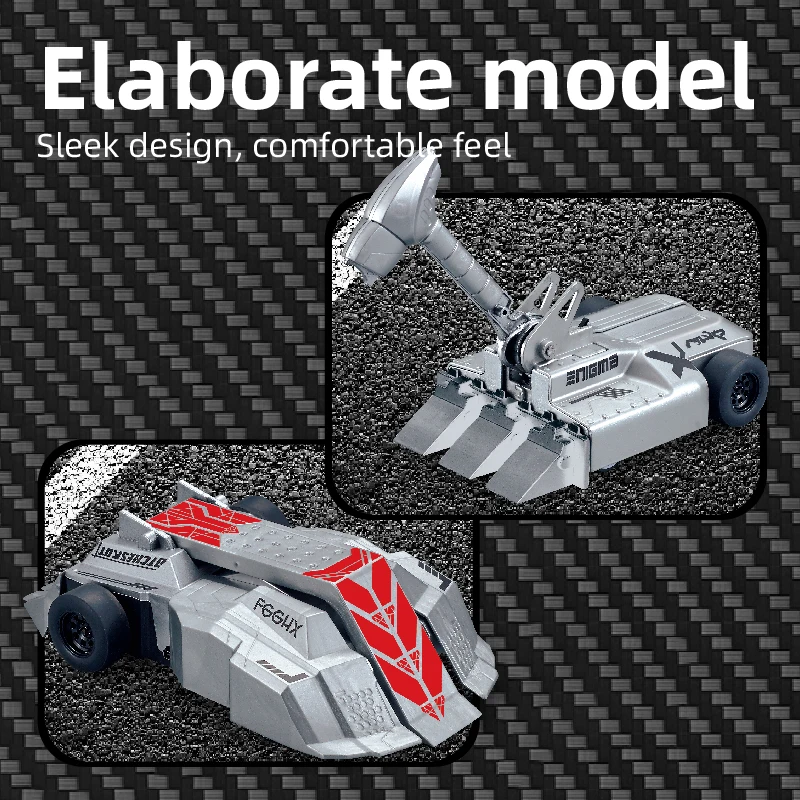 2.4G Double Combat Remote Control Armored Car Bumper Car Remote Control Gladiator Battle Toy Car Parent-child Halloween Gift