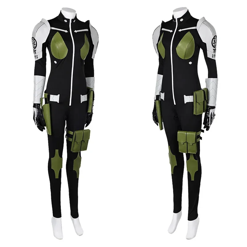 Shinomiya Kikoru Ashiro Mina guantes de fantasía funda TEC trajes de defensa Anime Kaiju Cosplay 8 disfraz mujer mb.3