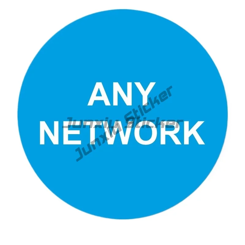 Mobile Phone Any Network S/A Vinyl Stickers Display Smartphones Cell Car Body Window Stickers