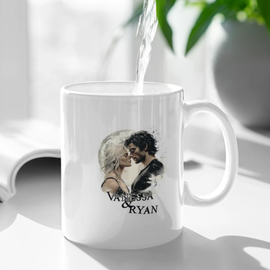 Alpha Slayer - Vanessa and Ryan Coffee Coffee Milk Cup Mocha Cat Panda Bear Couple Christmas Mug Kawaii Cups Original Mugs  11oz