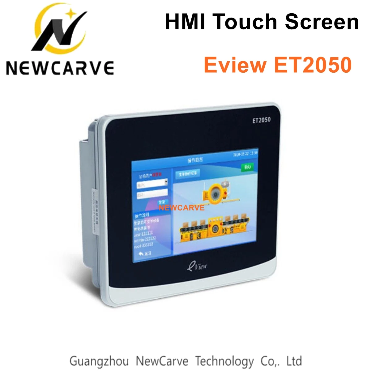 

Kinco Eview ET2050 Replace ET050 HMI Touch Screen 4.3 inch 480*272 Human Machine Interface Newcarve