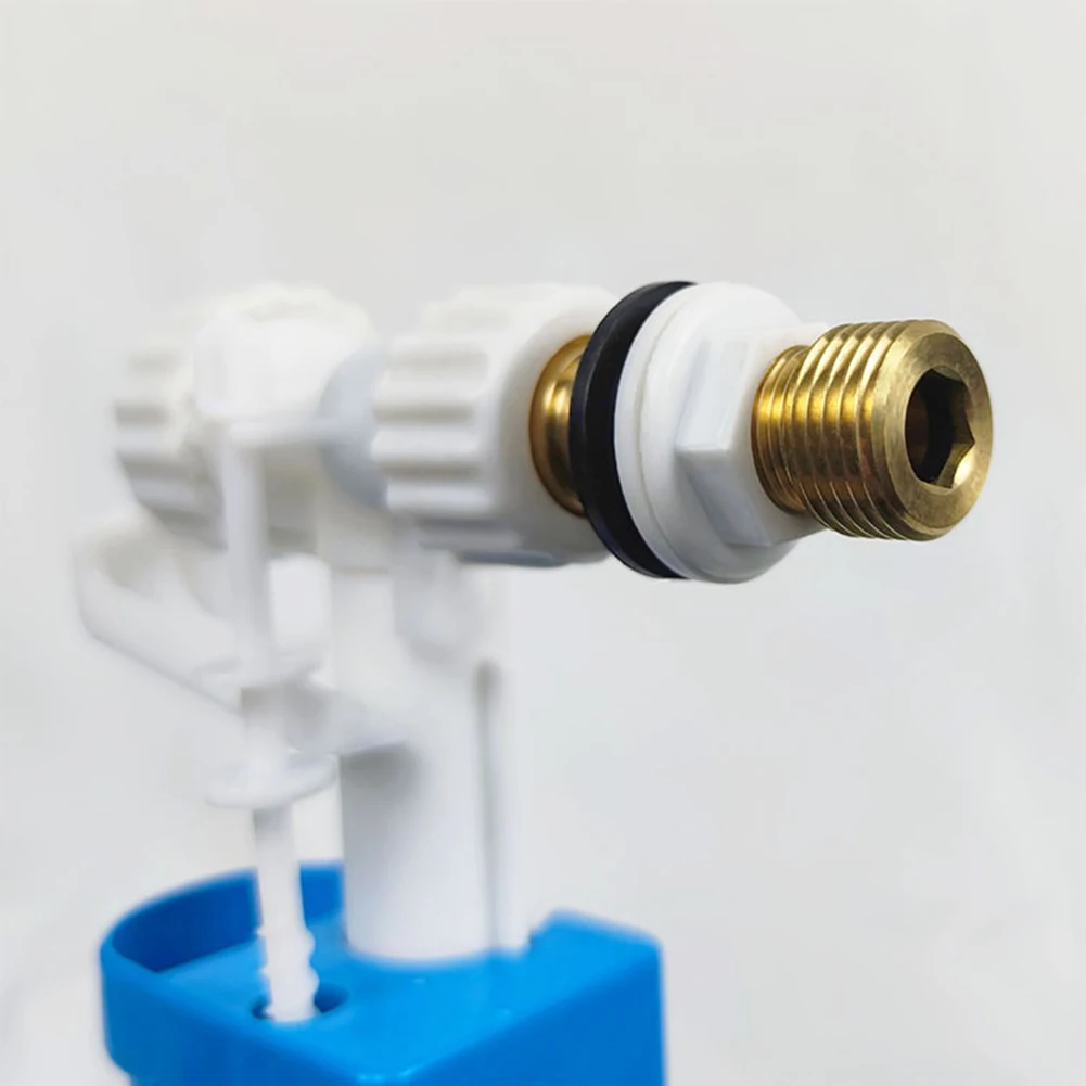 Cistern Filling Valve 1PC Toilet Inlet Valve G3/8 G1/2 Brass Connection Shank Single Float Pro Side Entry Inlet for Valve