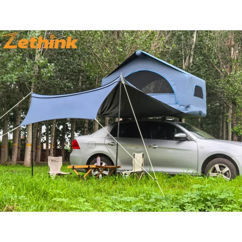 New Trend Shell Wing Inflatable Roof Top Tent Water Proof Large Internal Space Prevent Bumping Glamping Outdoor Tents