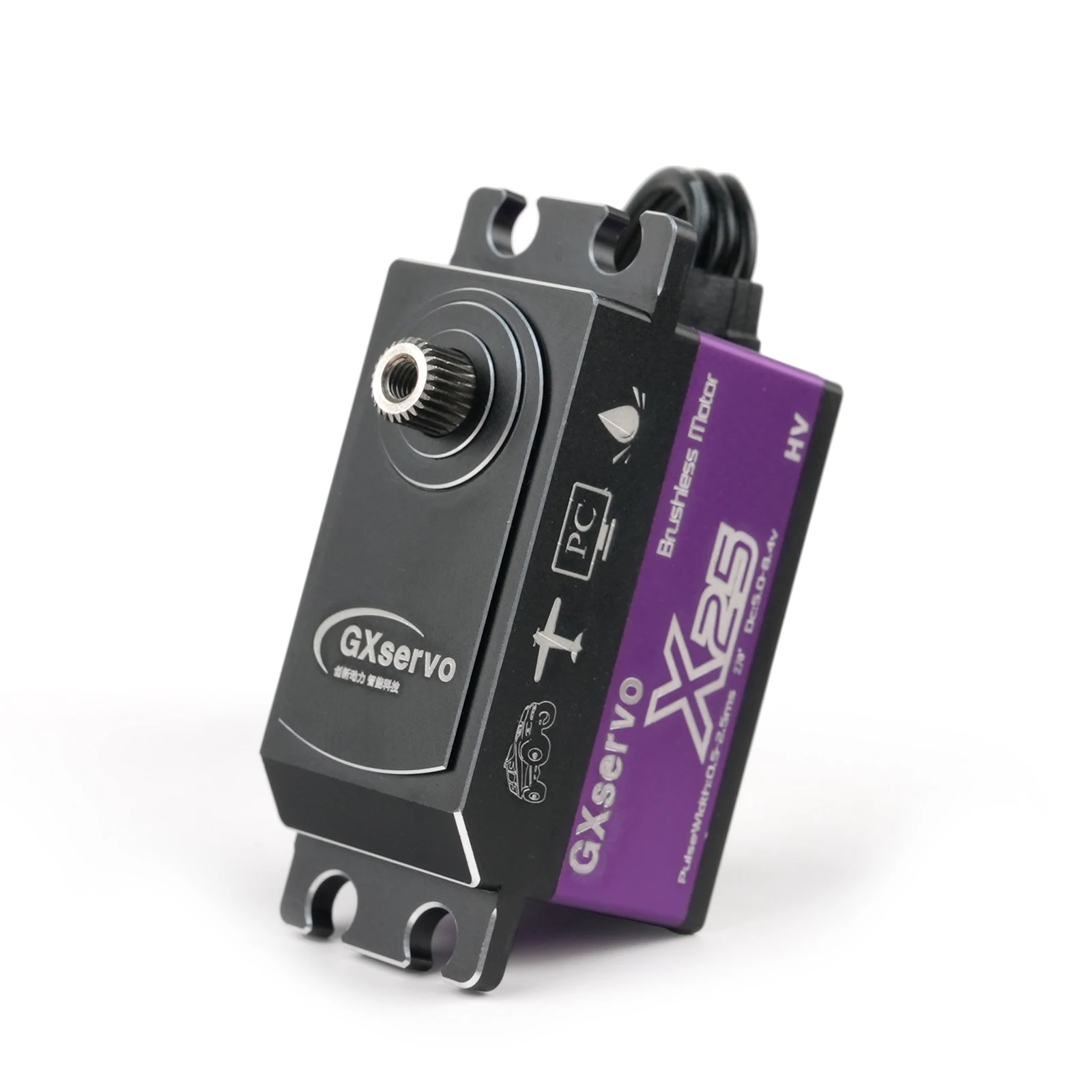 Premium X25 Corpo Corto Digitale Servo Metal Gear 180 270 360 Gradi per Robot Auto Modello Giocattoli Motore Brushless