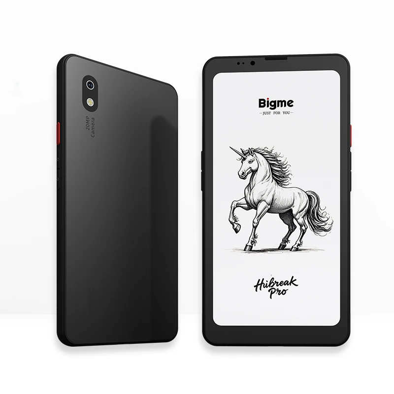 Bigme Hibreak Pro Ebook Reader, 6,13'' zwart-wit E-ink scherm, 300PPI, Dimensity 1080 CPU, 8GB+256GB, Android 14 OS ereader met NFC