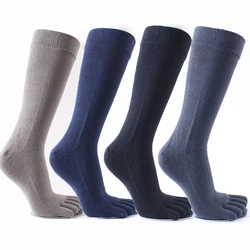 5 Finger Socks Toe Long Tube Sport Short Socks Man Thick Compression Mesh Endurable Fitness Bike Run Outdoor Basketball Socks