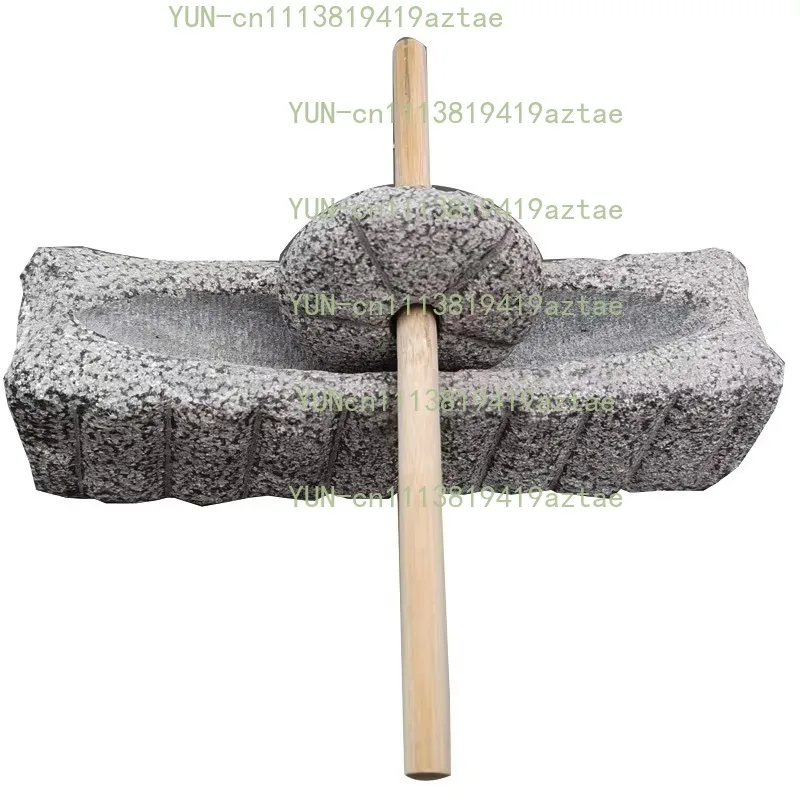 Natural Bluestone Manual Grinder For Tea Chinese Western Medicine