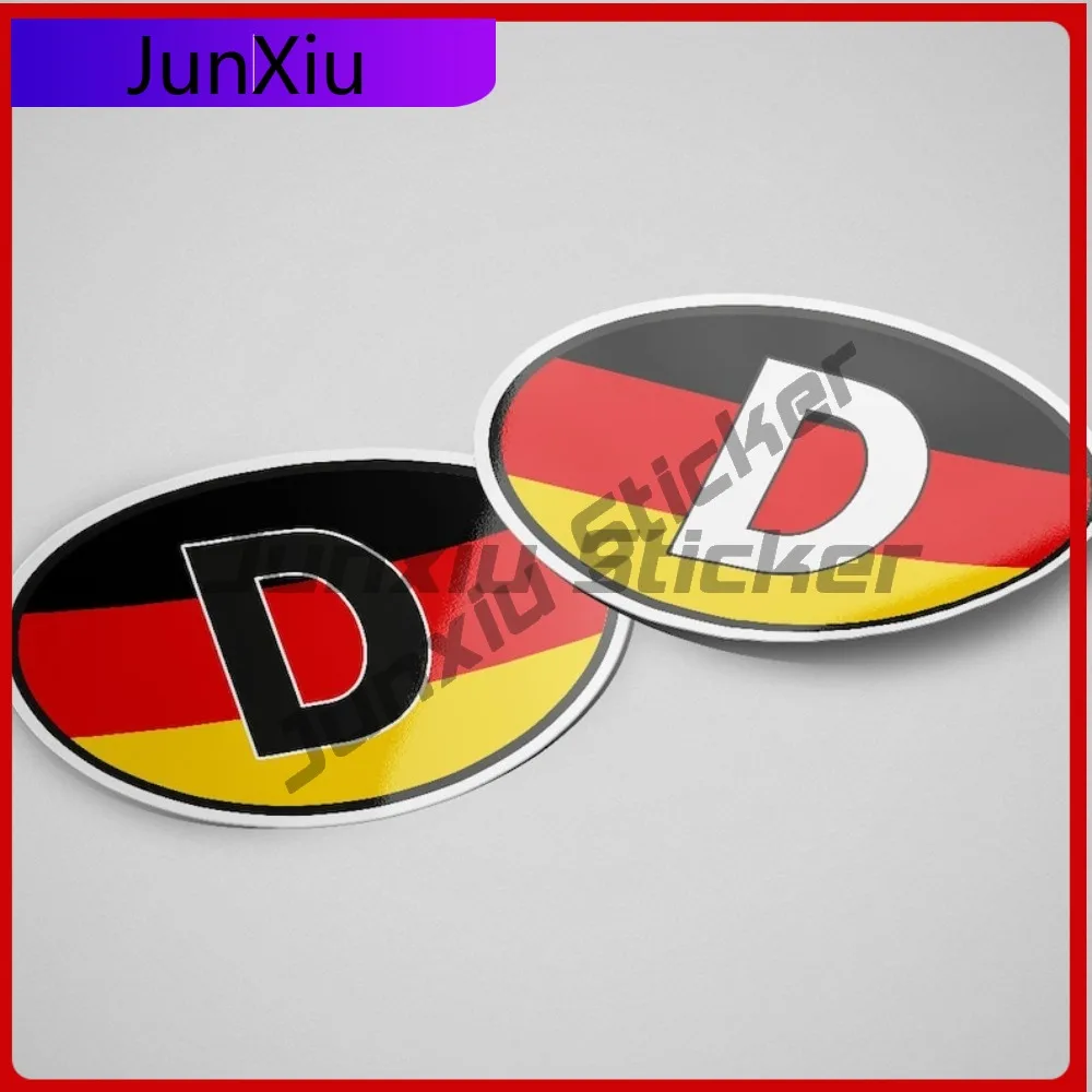 

Germany D Sticker Unique Door Trim Car Funny Letter Boxes Toilet Seat Anti UV Scratch Resistant Vehicle Decor Car Styling Vinyl