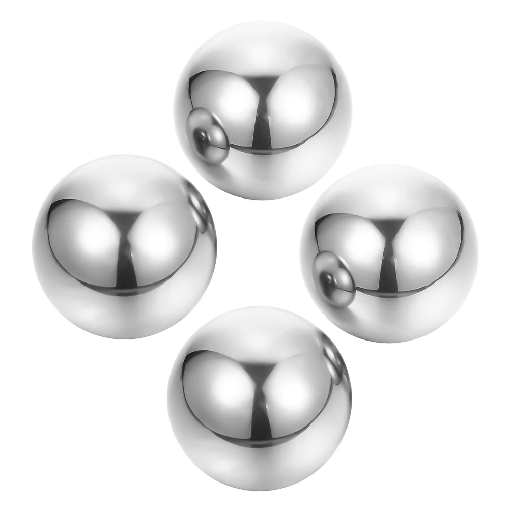 

2 Pairs Baoding Balls Stainless Steel Massage Hand Exercise Relief Traditional Fitness Equipment Portable Therapy